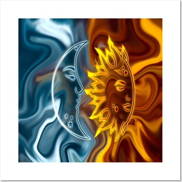 Moon & Sun Wall Art by MayGreenAbgrall